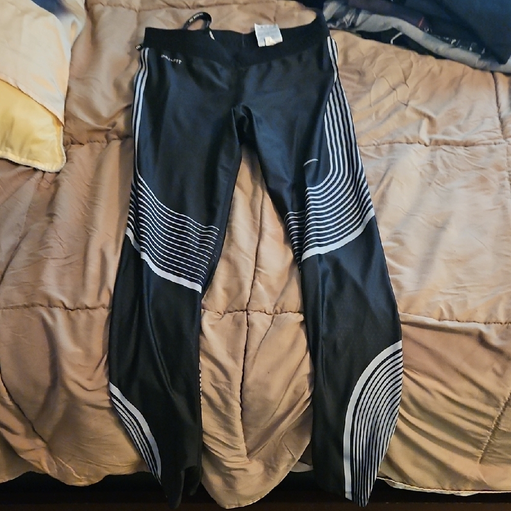 Nike Black and White Athletic Leggings